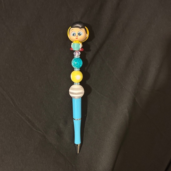 Handmade Other - Handmade Disney Doorable Pinocchio with Popcorn Pen
